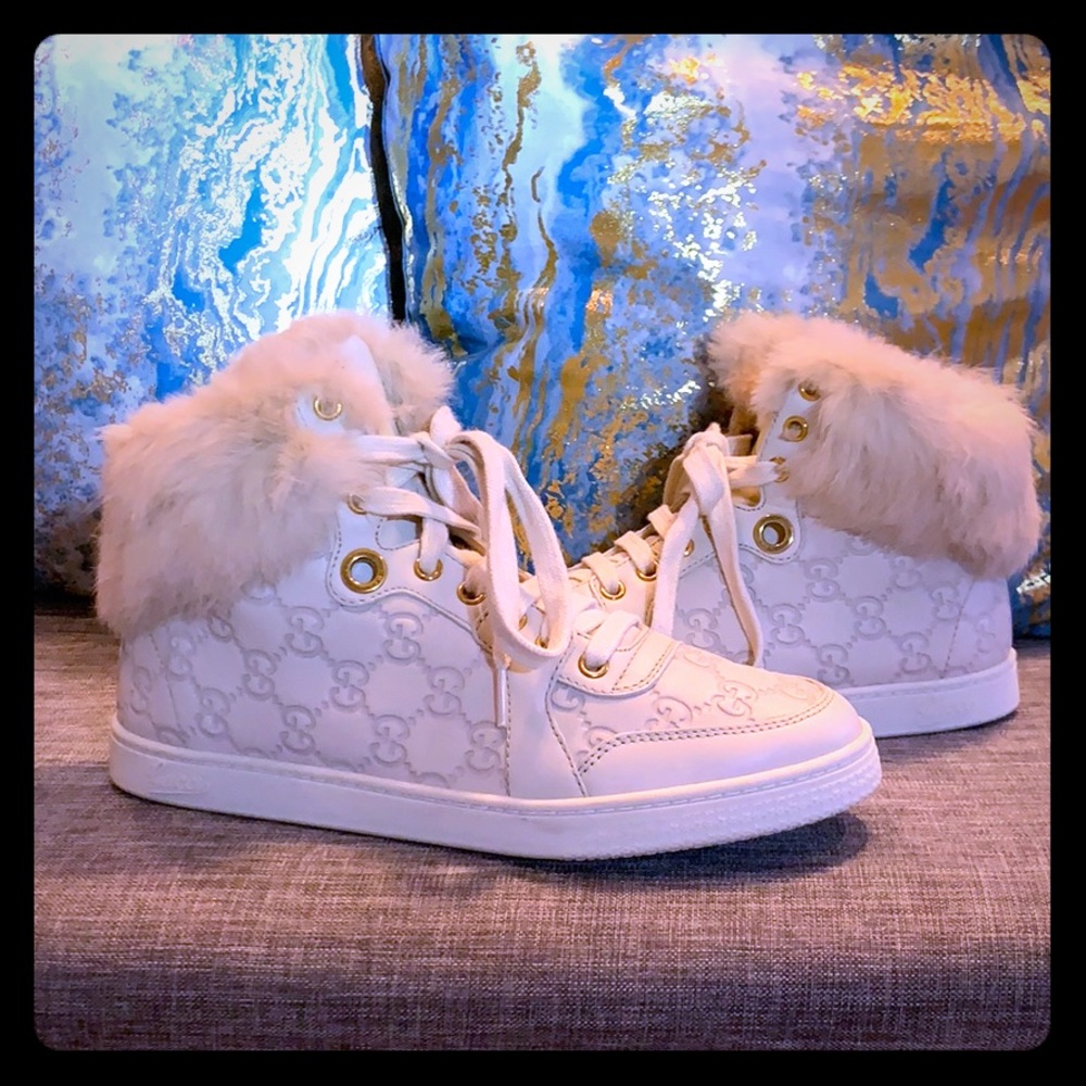 Gucci Coda Fur Lined Gucissma Sneakers 36.5